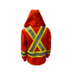 FR Fleece Hi-Vis Zippered Hoodie